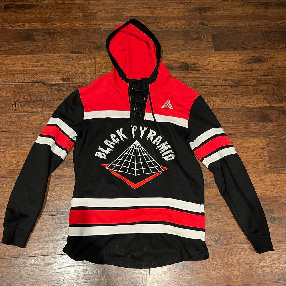 Chris Brown Black Pyramid Top